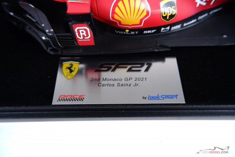 Ferrari SF21 - C. Sainz (2021), Monaco GP, 1:18 Looksmart
