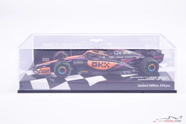 McLaren MCL36 - Lando Norris (2022), Szingapúr, 1:43 Minichamps McLaren MCL36 - Lando Norris (2022), Szingapúr, 1:43 Minichamps