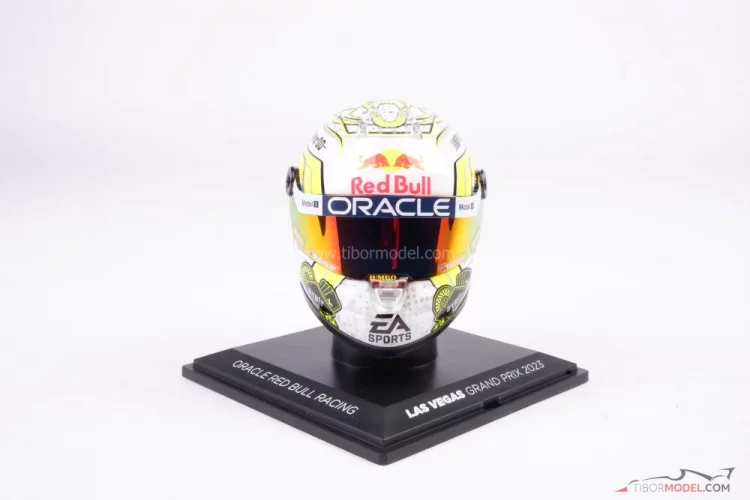 Max Verstappen 2023 Las Vegas GP, Red Bull helmet, 1:4 Schuberth