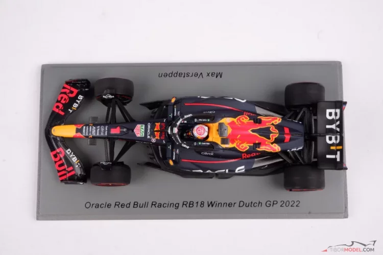 Max Verstappen Red Bull Racing RB18 n° 1 Winner GP Netherlands 2022 30th  Victory F1 1/43 Spark S8548