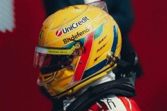 Lewis Hamilton 2026 British GP mini helmet, Ferrari, 1:5 Looksmart