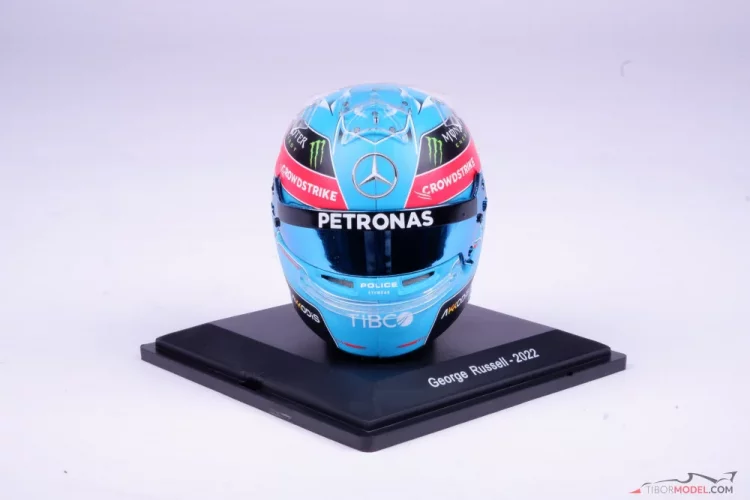 George Russell 2022 Brazilian GP, Mercedes helmet, 1:5 Spark
