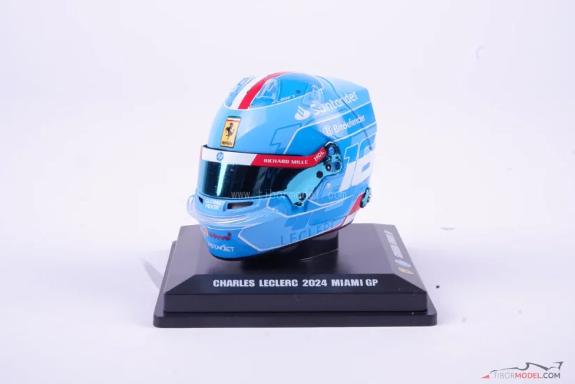 Charles Leclerc 2024 VC Miami mini přilba, Ferrari, 1:5 Looksmart