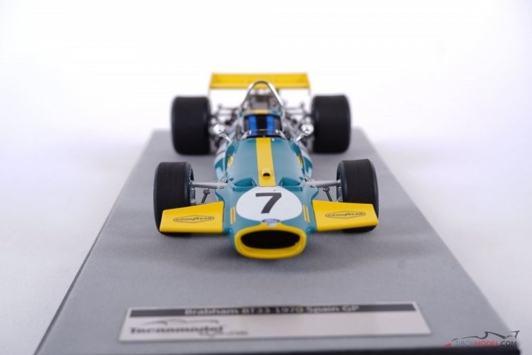 Brabham BT33 - J. Brabham (1970), Spanyol Nagydíj, 1:18 Tecnomodel