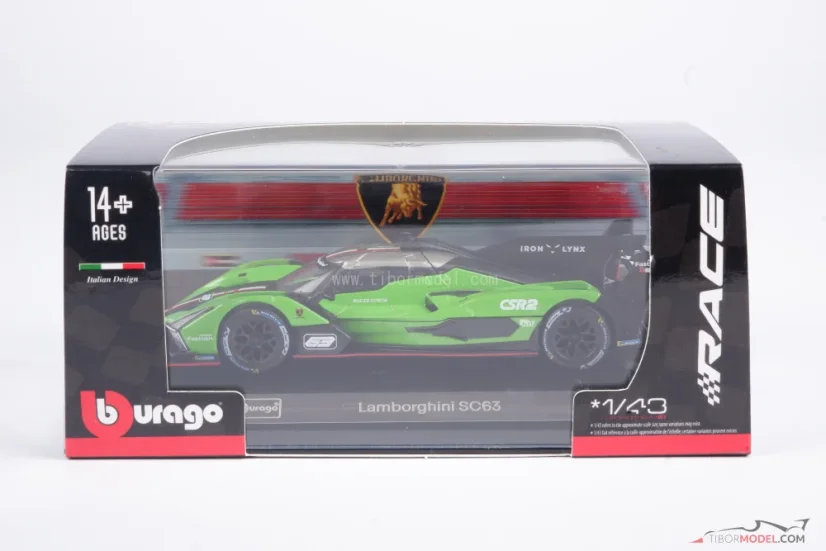 Lamborghini SC63 Hypercar č.63 (2023), 1:43 Bburago