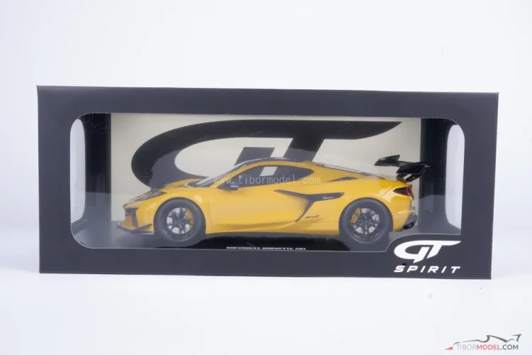 Chevrolet Corvette C8 ZR1 (2025) žltý, 1:18 GT Spirit