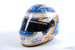 Nicholas Latifi Williams 750GP mini helmet, 2021 Monaco, Bell