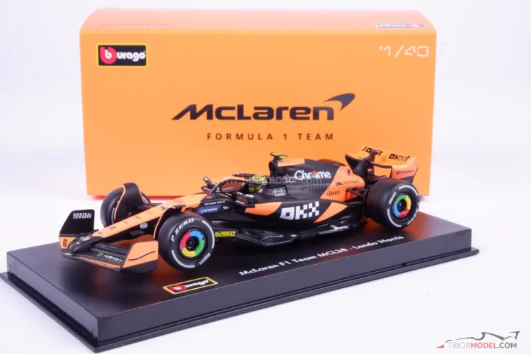 McLaren MCL38 - Lando Norris (2024), 1:43 BBurago Signature McLaren MCL38 - Lando Norris (2024), 1:43 BBurago Signature