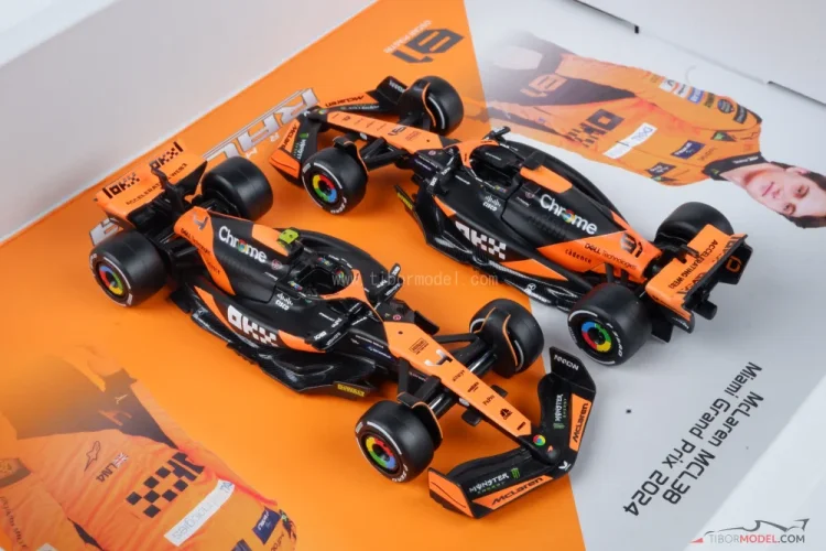 McLaren MCL38 Norris + Piastri (2024), dvojbalenie, 1:43 BBurago
