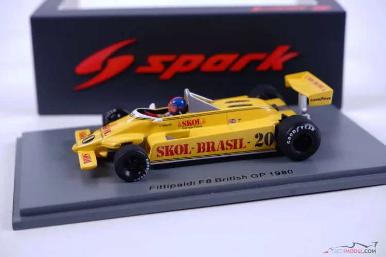 Fittipaldi F8 - Emerson Fittipaldi (1980), Brit Nagydíj, 1:43 Spark