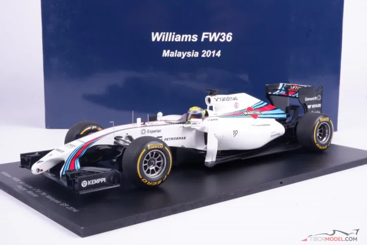 F1 ウィリアムズ Fw36 1/18 マッサ Model car Williams FW16 Massa 2014, 1:18 | Tibormodel.com