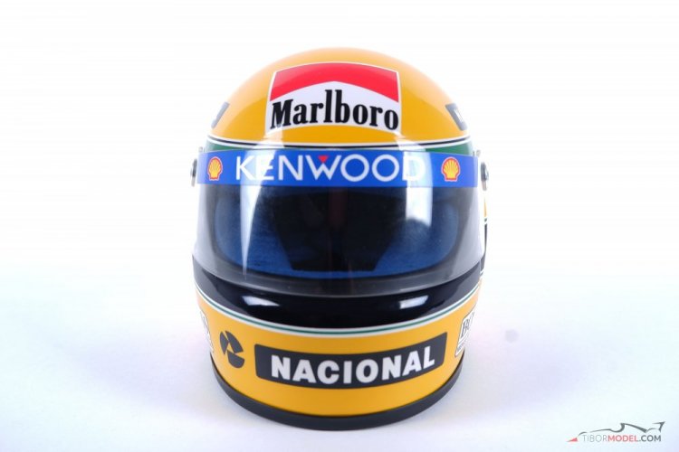 Ayrton Senna 1993 Marlboro McLaren mini helmet, 1:2