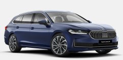 Skoda Superb Combi L&K 130 (2024) ezüst, 1:18 Solido