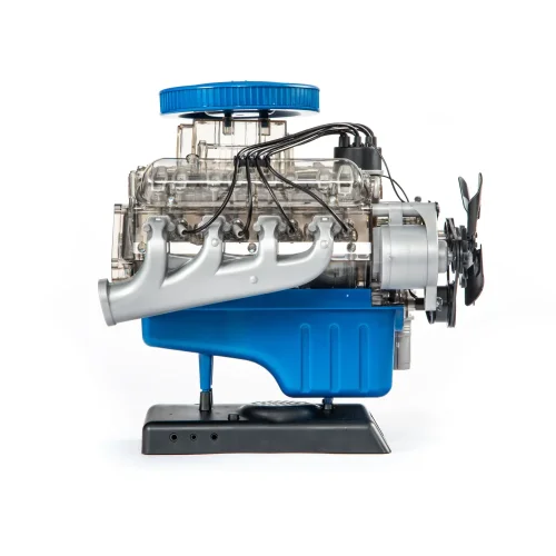 Ford Mustang V8 motor - működő motor makett készlet 1:3 méretarányban