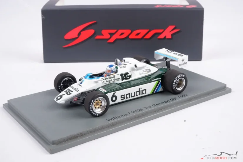 Williams FW08 - Keke Rosberg (1982), 3. miesto VC Nemecka, 1:43 Spark