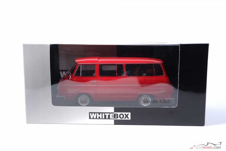 Škoda 1203 červená, 1:24 Whitebox