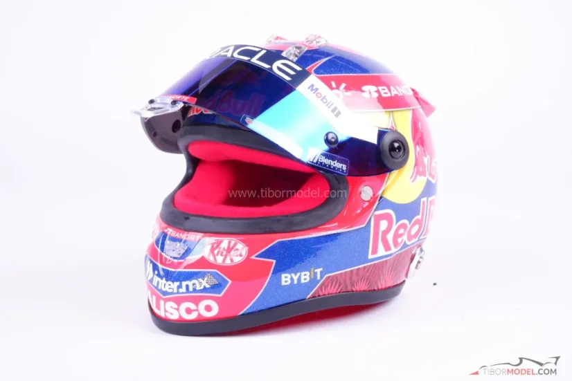 Sergio Perez 2024 Red Bull přilba, VC Mexika, 1:2 Schuberth