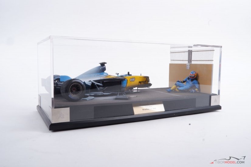 Renault R23 - F. Alonso 2003, nehoda na VC Brazílie, 1:18