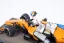 Diorama McLaren MCL33 - Fernando Alonso crash 2018 Belgium, 1:18
