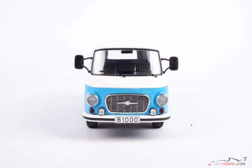 Barkas B 1000 minibus (1965) modrý, 1:18 MCG
