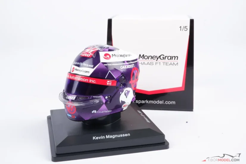 Kevin Magnussen 2024, Monaco GP, Haas helmet, 1:5 Spark