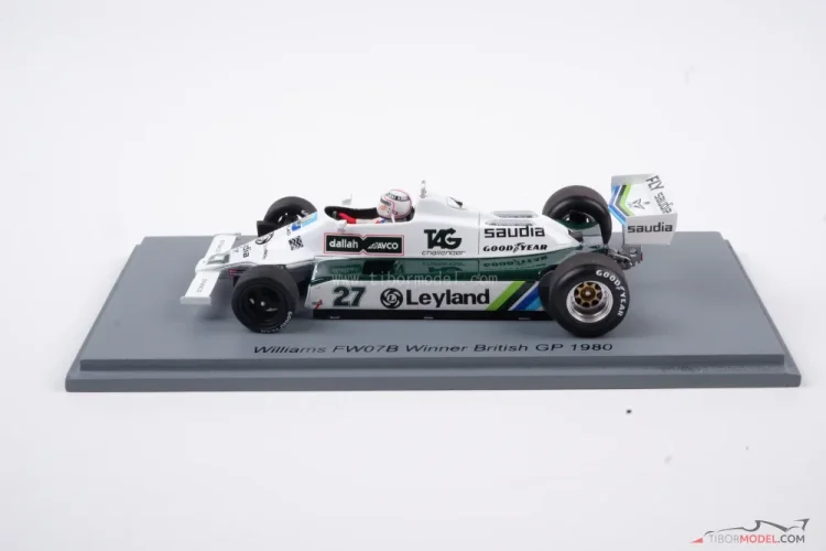 1/43 ウイリアムズ FW07 A.ジョーンズ スパーク 1/43 ウィリアムズ FW07B イギリスGP 1980 A.ジョーンズ