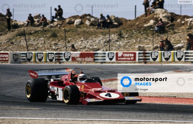 Ferrari 312B3 - Arturo Merzario (1973), Francia Nagydíj, pilóta figura nélküli, 1:18 GP Replicas
