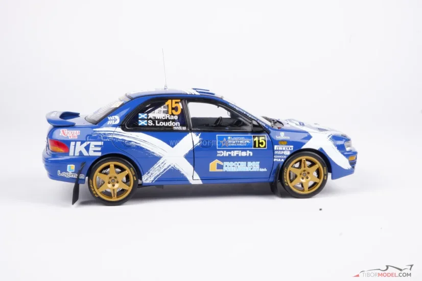 Subaru Impreza - McRae/ Loudon (2023) Mythical Cars Rally, 1:18 Sun Star