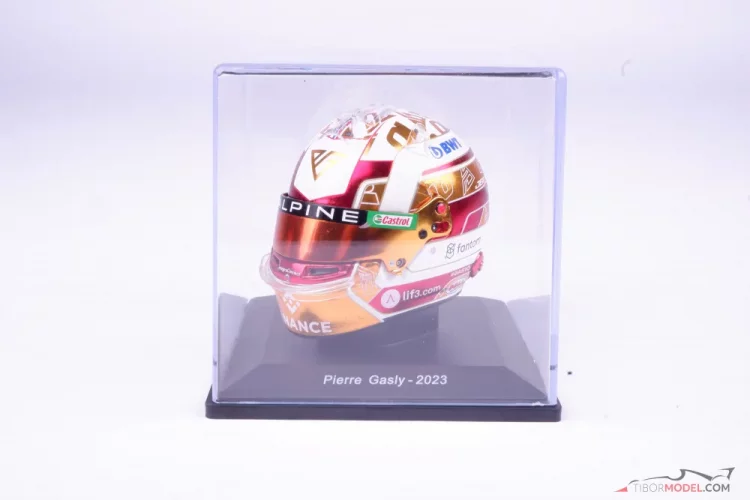 Pierre Gasly 2023, Alpine helmet, 1:5 Spark