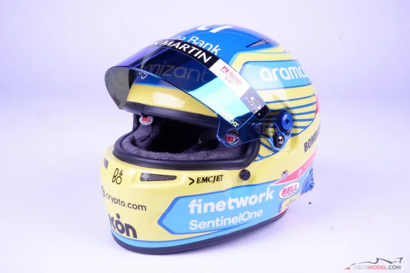 Fernando Alonso 2023 Aston Martin prilba, 1:2 Bell