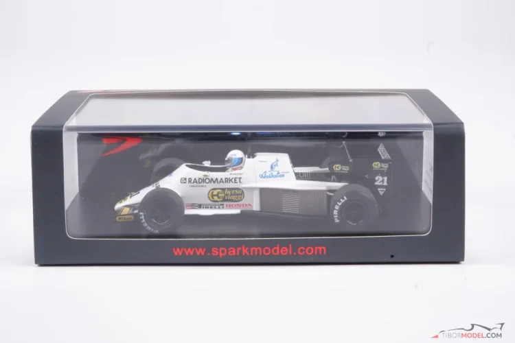Spark Spirit 101 #21 Mauro Baldi Brazilian Gp 1984 1/43 S3926