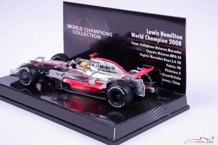 McLaren MP4-23 - Lewis Hamilton (2008), Mistr světa, 1:43 Minichamps