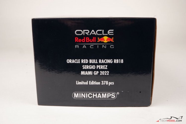 Red Bull RB18 - Sergio Perez (2022), VC Miami, 1:18 Minichamps