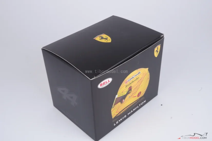 Lewis Hamilton 2026 Ferrari mini helmet, 1:2 Bell