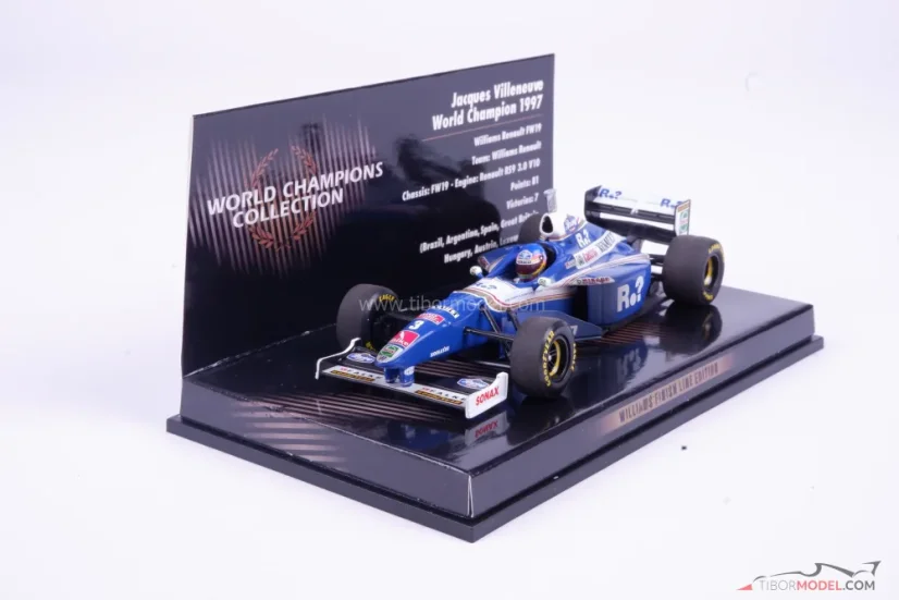 Williams FW19 - Jacques Villeneuve (1997), Majster sveta, 1:43 Minichamps