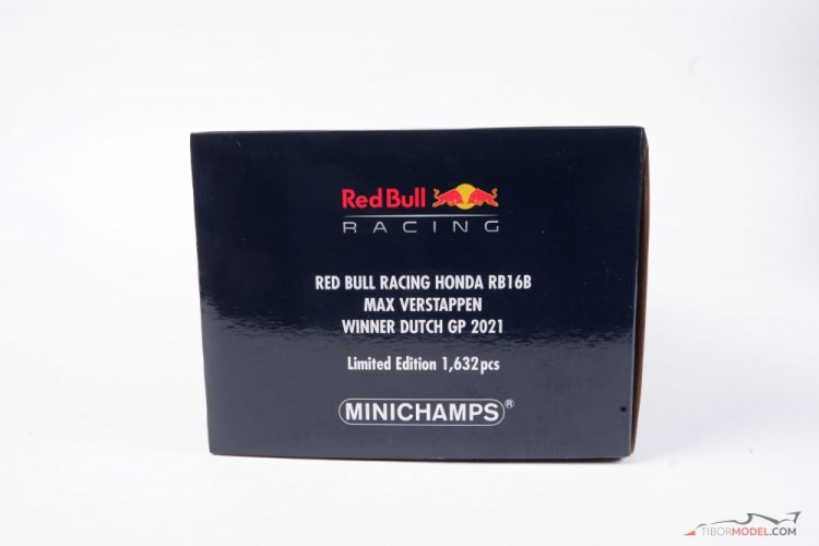 Red Bull RB16b - M. Verstappen (2021), Víťaz VC Holandska, 1:18 Minichamps