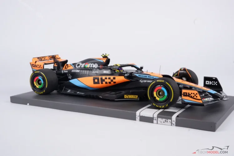 McLaren MCL60 - Lando Norris (2023), VC Maďarska, 1:18 Minichamps McLaren MCL60 - Lando Norris (2023), VC Maďarska, 1:18 Minichamps