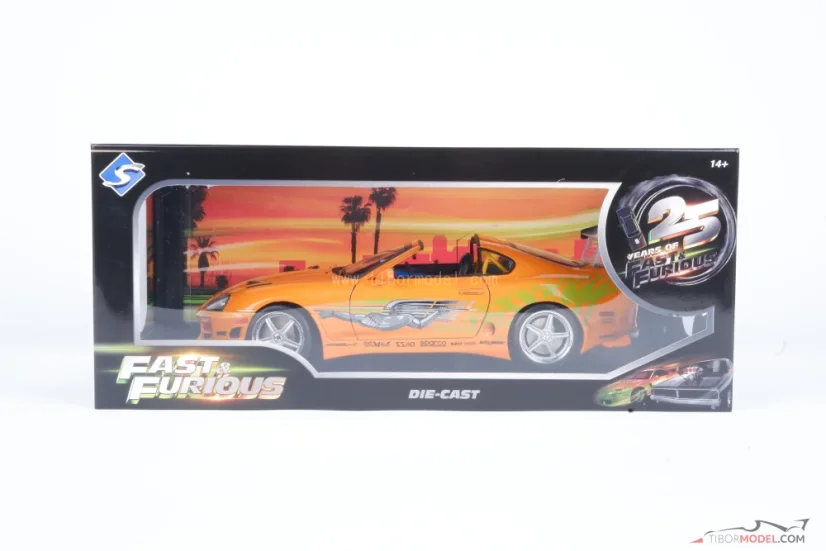 Toyota Supra MK4 (2001) Rýchle a zběsile, 1:18 Solido