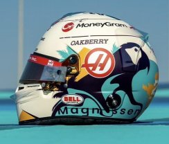 Kevin Magnussen 2024, Haas helmet, 1:5 Spark