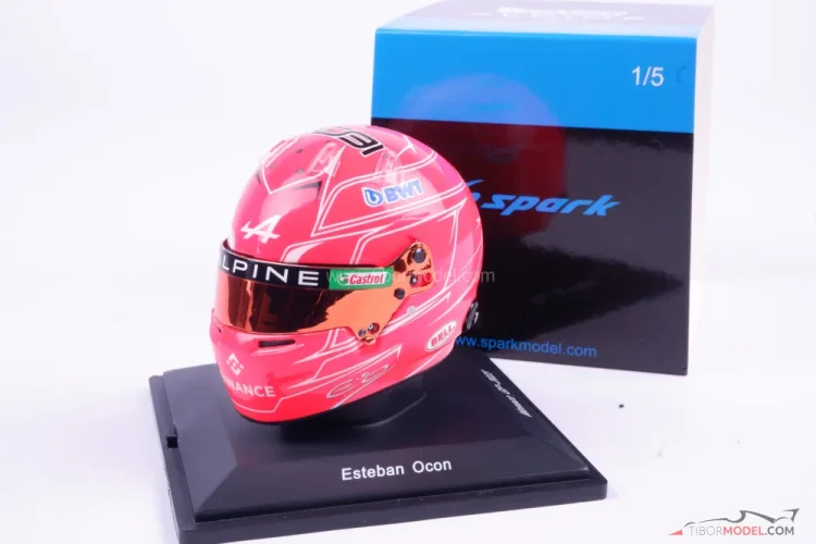 Esteban Ocon 2023 Monaco, Alpine sisak, 1:5 Spark