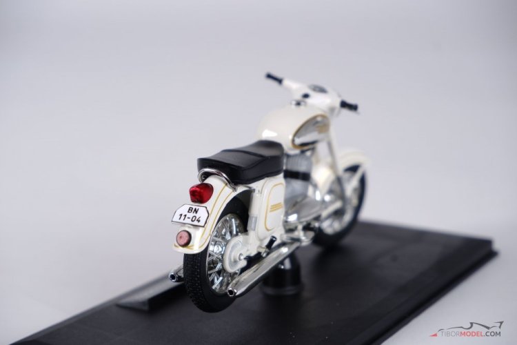 Jawa 350 Kyvacka Automatic fehér (1966), 1:18 Abrex