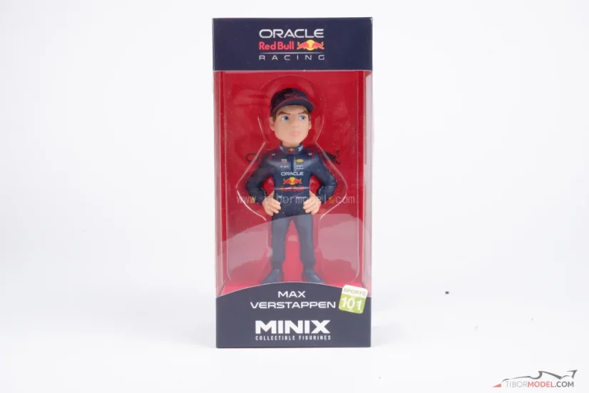 Figure Max Verstappen 2024, Red Bull racing, Minix