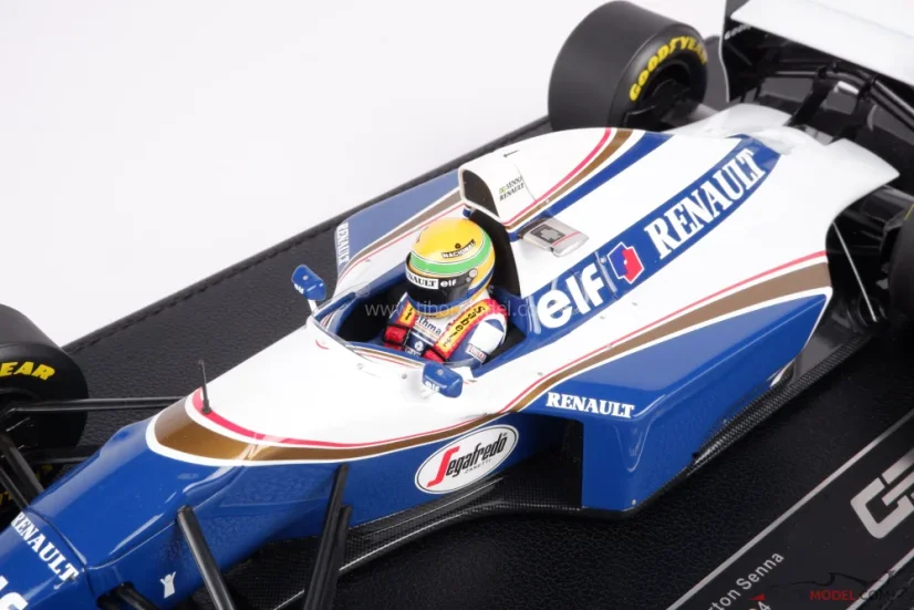 Williams FW16 - Ayrton Senna (1994), San Marino, with driver figure1:18 GP Replicas