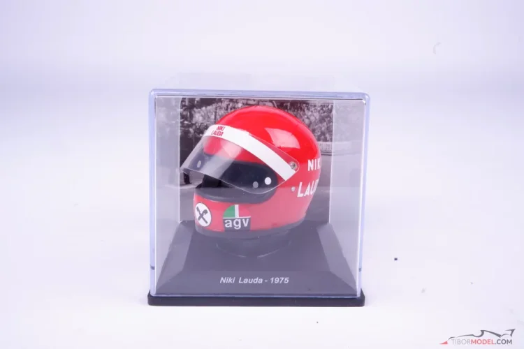 Niki Lauda 1975 Ferrari helmet, 1:5 Spark