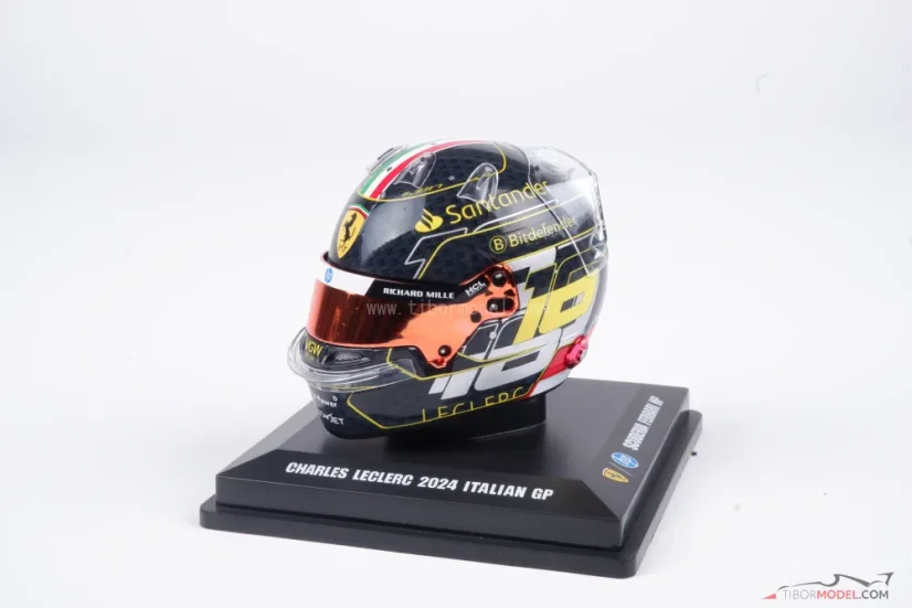 Charles Leclerc 2024 VC Itálie mini přilba, Ferrari, 1:5 Looksmart