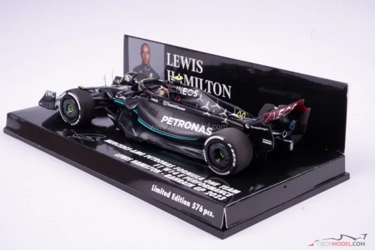 Mercedes W14 - Lewis Hamilton (2023), 1:43 Minichamps