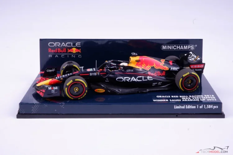 Red Bull RB18 - Max Verstappen (2022), Saudi Arabian GP, 1:43 Minichamps
