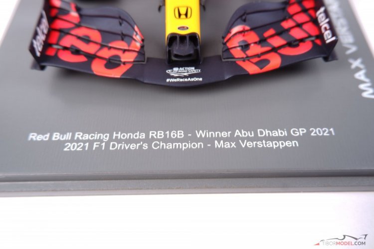 Red Bull RB16b - M. Verstappen (2021), World Champion, 1:18 Spark