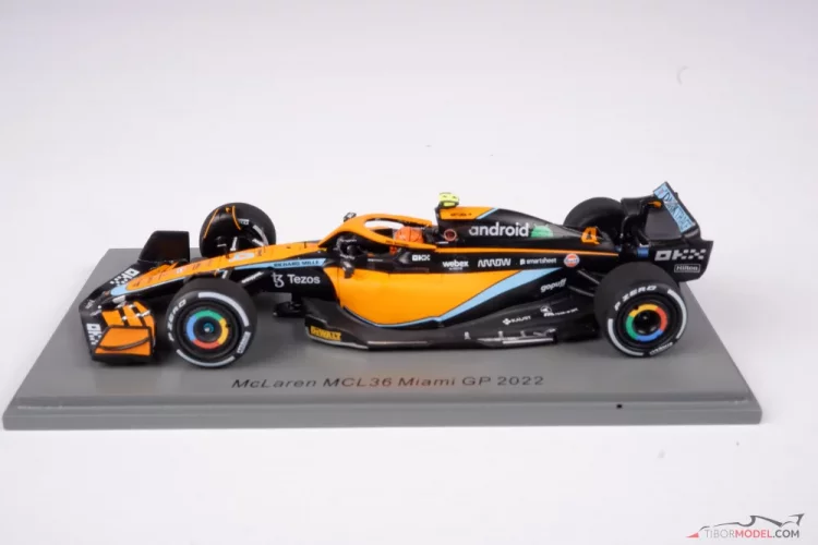 McLaren MCL36 - Lando Norris (2022), Miami GP, 1:43 Spark