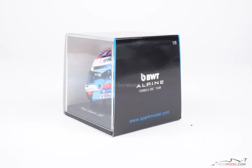 Franco Colapinto 2025 mini sisak, Alpine, 1:5 Spark